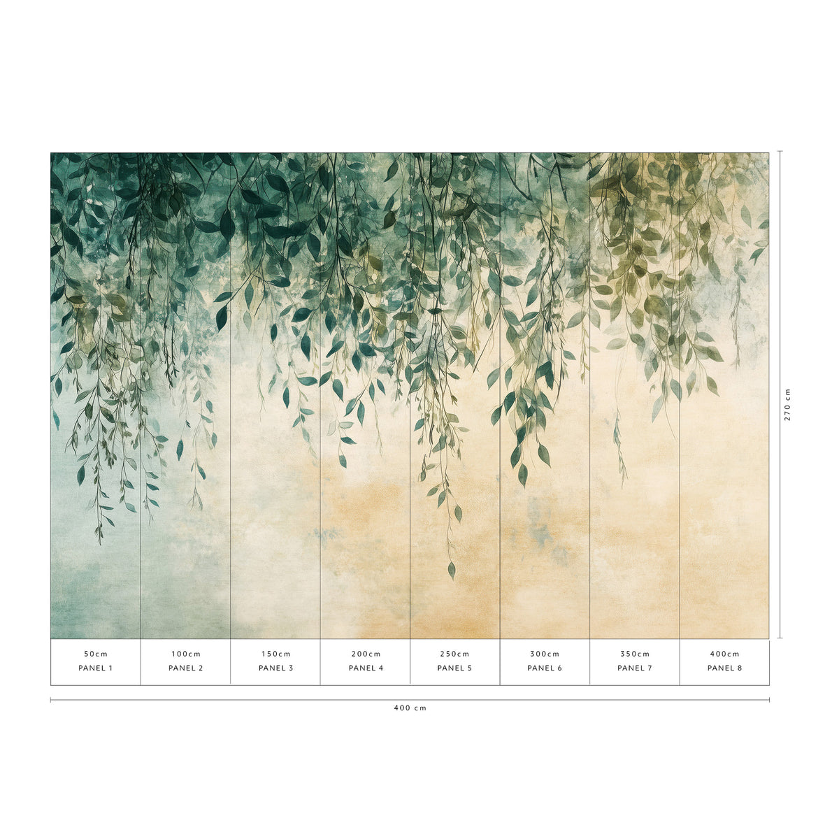 Veer Decor Green Canopy Green Wall Mural 8412-VRAED-AE