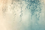 Veer Decor Silent Leaves Teal Wall Mural 8412-VRAED-AF