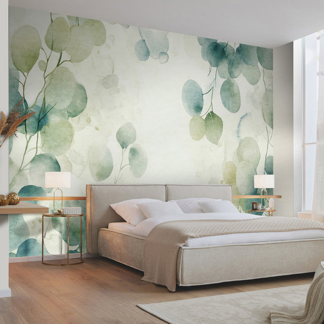 Veer Decor Green Whisper Green Wall Mural 8412-VRAED-AG