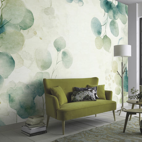 Veer Decor Green Whisper Green Wall Mural 8412-VRAED-AG