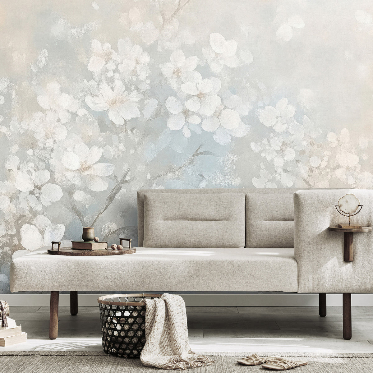 Veer Decor Bloom Ballet Beige Wall Mural 8412-VRAED-AI