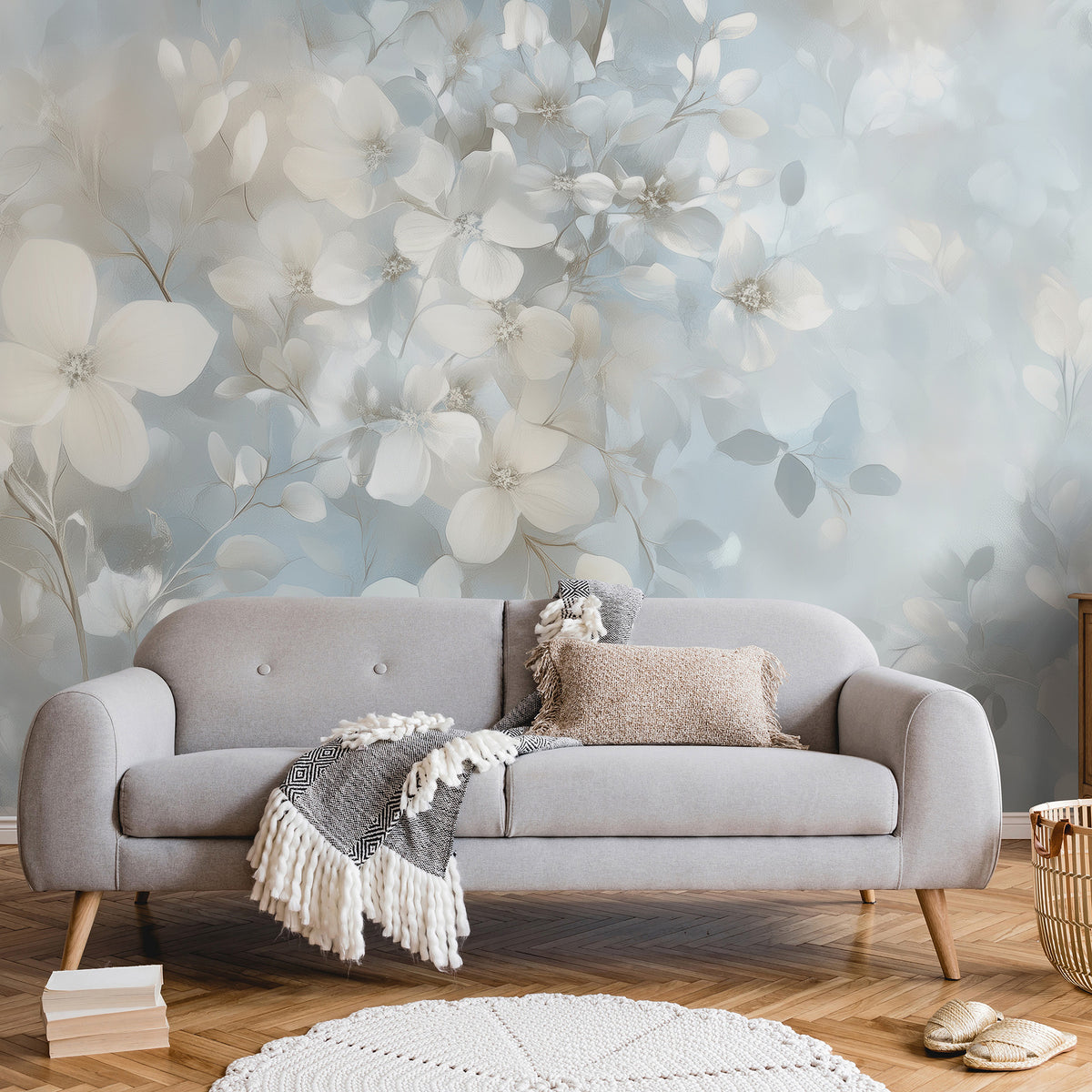 Veer Decor Auralie Blue Wall Mural 8412-VRAED-AJ