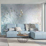 Veer Decor Cotton Haze Blue Wall Mural 8412-VRAED-AK