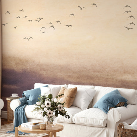 Veer Decor Silent Sky Beige Wall Mural 8412-VRAED-AM