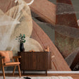 Veer Decor Fading Flower Brown Wall Mural 8412-VRAED-AO