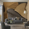 Veer Decor Luness Gold Wall Mural 8412-VRAED-AQ