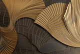 Veer Decor Luness Gold Wall Mural 8412-VRAED-AQ