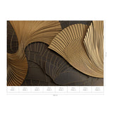 Veer Decor Luness Gold Wall Mural 8412-VRAED-AQ