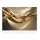 Veer Decor Liquid Gold Wall Mural 8412-VRAED-AR
