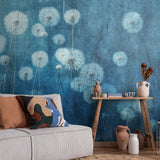 Veer Decor Twilight Bloom Blue Wall Mural 8412-VRAED-AT