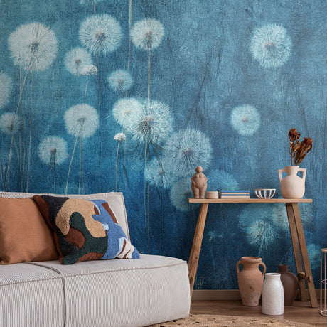 Veer Decor Twilight Bloom Blue Wall Mural 8412-VRAED-AT