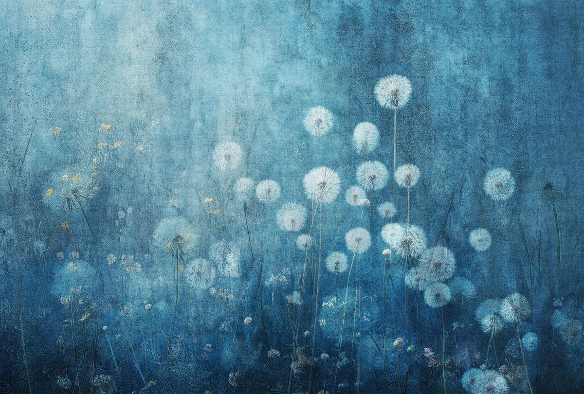 Veer Decor Twilight Bloom Blue Wall Mural 8412-VRAED-AT