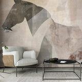 Veer Decor Caballo Brown Wall Mural 8412-VRAED-AX