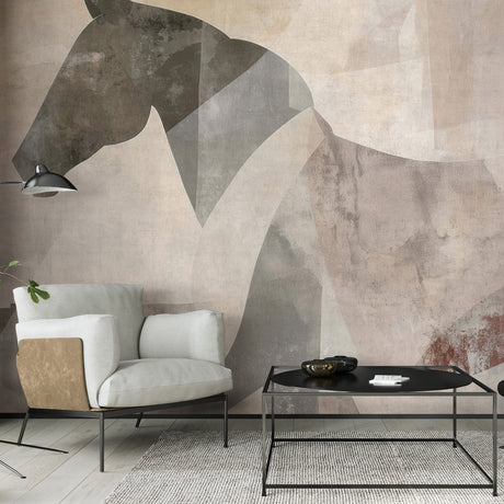 Veer Decor Caballo Brown Wall Mural 8412-VRAED-AX