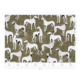 Veer Decor Greyhound Manor Gold Wall Mural 8412-VRAED-AY