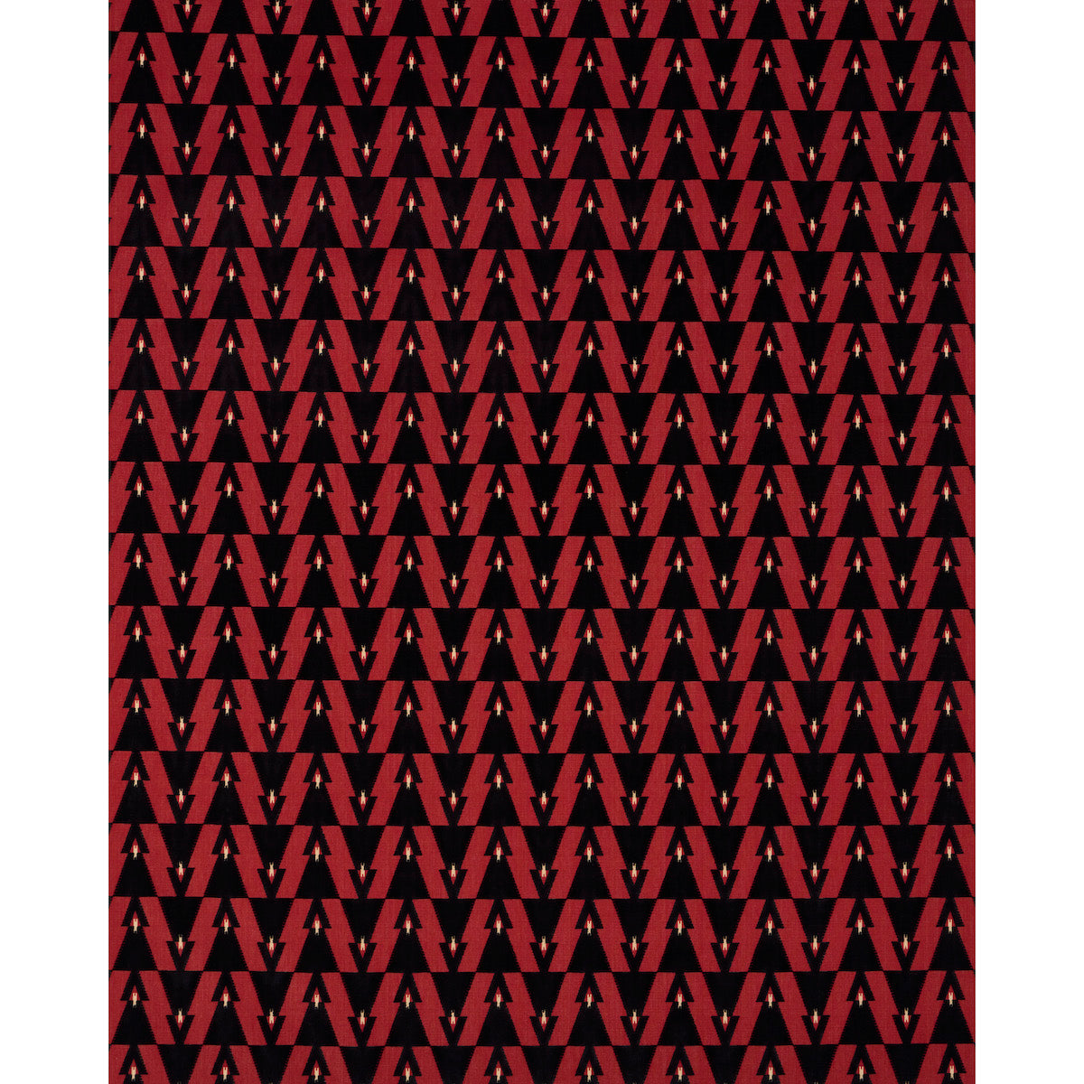 Schumacher Kalido Velvet Ladybird Fabric