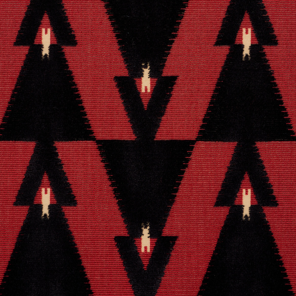 Schumacher Kalido Velvet Ladybird Fabric