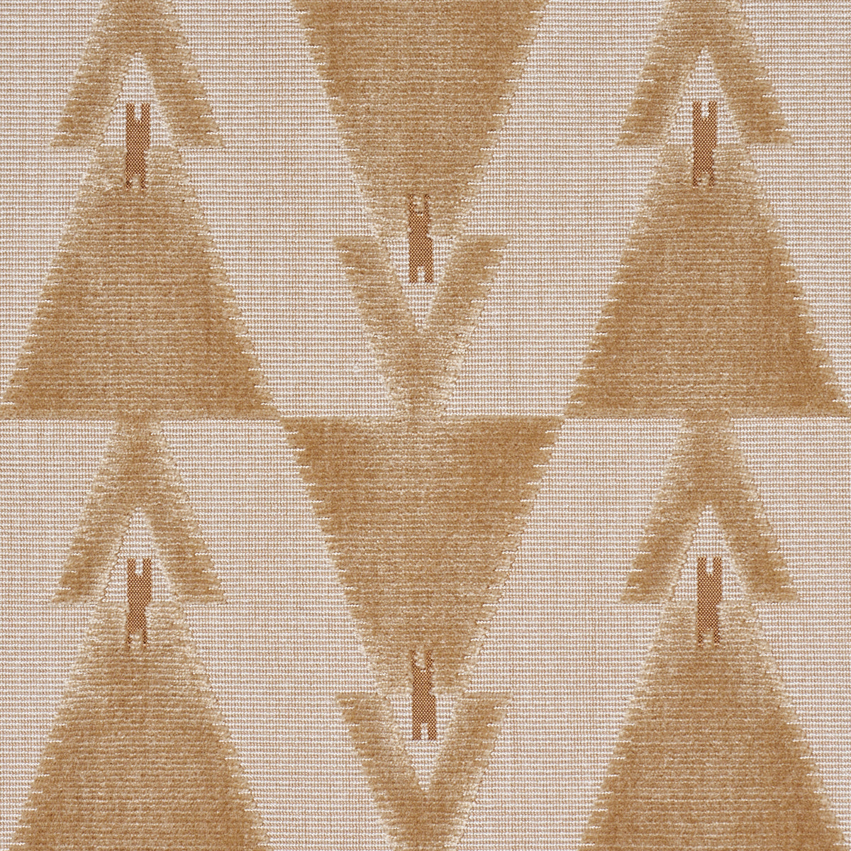 Schumacher 84122 KALIDO VELVET in OAT Fabric - A RUM FELLOW