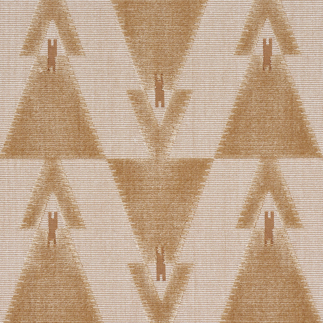 Schumacher 84122 KALIDO VELVET in OAT Fabric - A RUM FELLOW