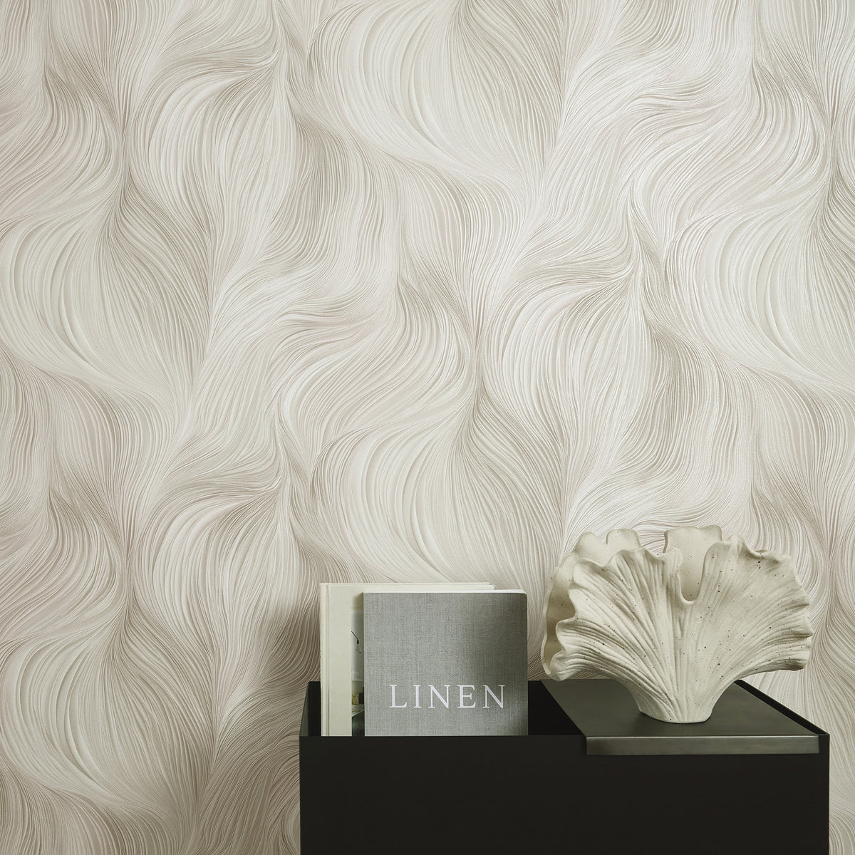 Veer Decor Waves of Light Pink Wallpaper 8413-VRFW-AA2