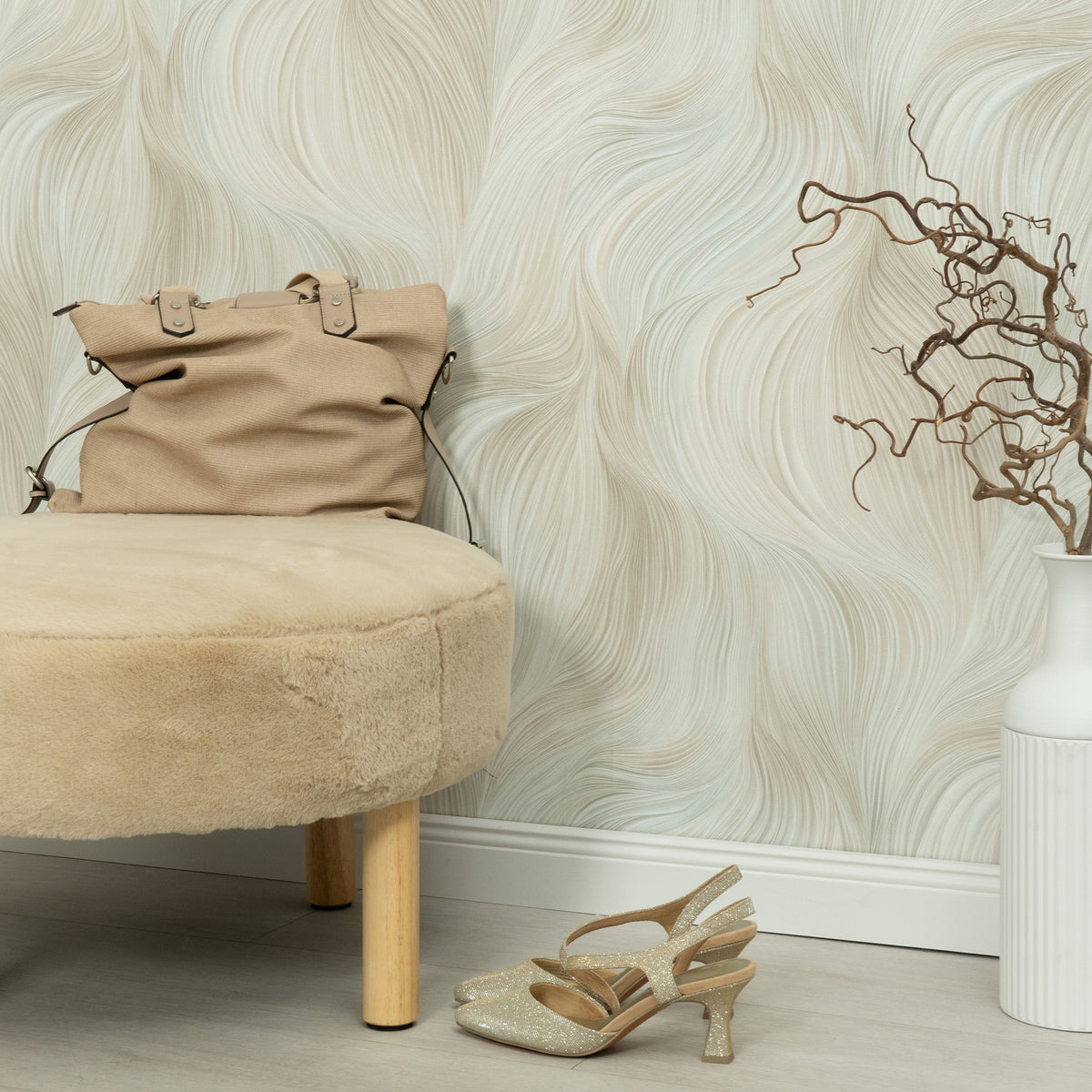 Veer Decor Waves of Light Teal Wallpaper 8413-VRFW-AA3
