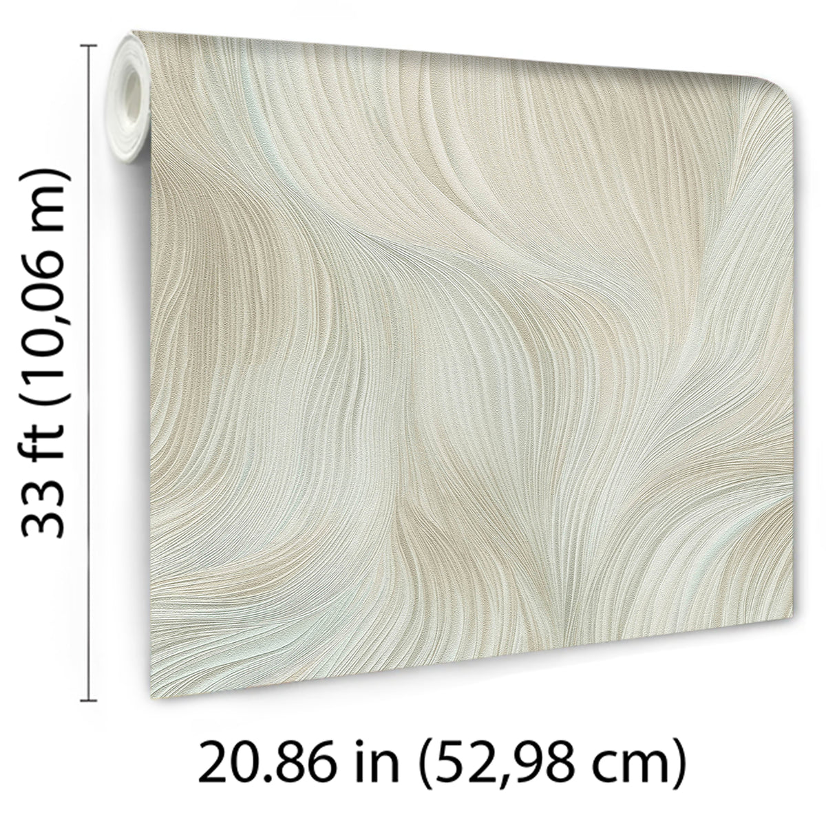 Veer Decor Waves of Light Teal Wallpaper 8413-VRFW-AA3