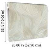 Veer Decor Waves of Light Teal Wallpaper 8413-VRFW-AA3