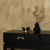 Veer Decor Waves of Light Gold Wallpaper 8413-VRFW-AA4