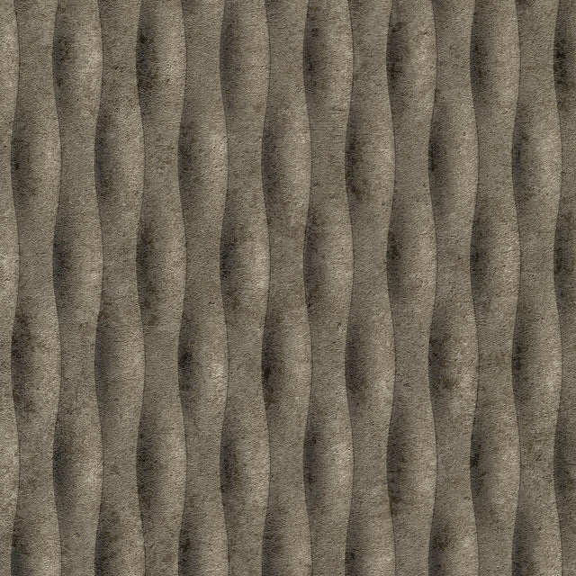 Veer Decor Concrete Illusion Brown Wallpaper 8413-VRFW-AB2