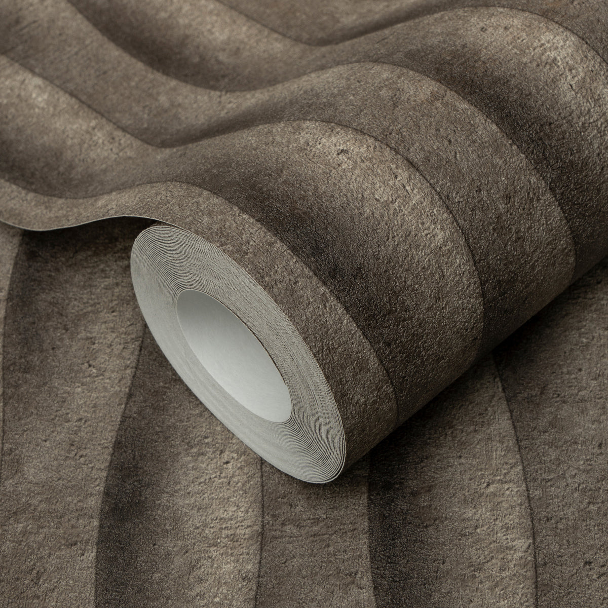 Veer Decor Concrete Illusion Brown Wallpaper 8413-VRFW-AB2