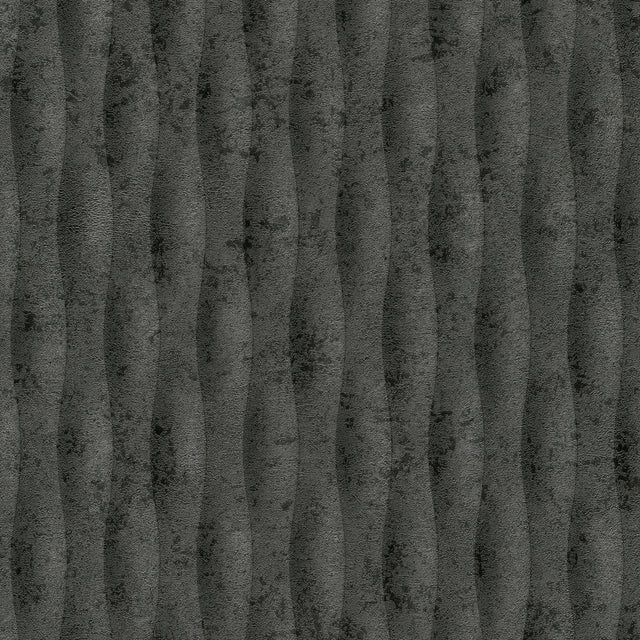 Veer Decor Concrete Illusion Black Wallpaper 8413-VRFW-AB3