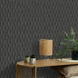 Veer Decor Concrete Illusion Black Wallpaper 8413-VRFW-AB3