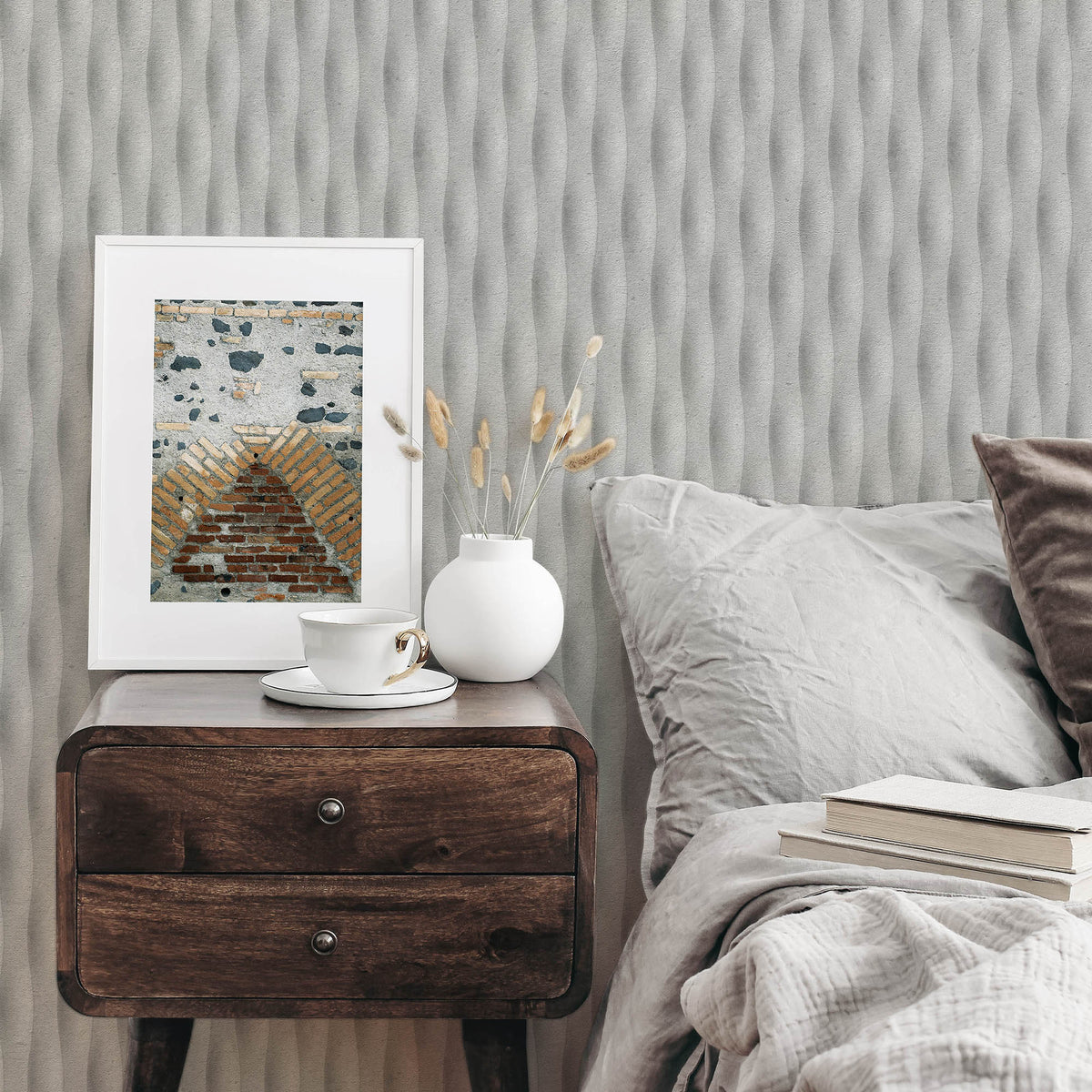 Veer Decor Concrete Illusion Grey Wallpaper 8413-VRFW-AB4