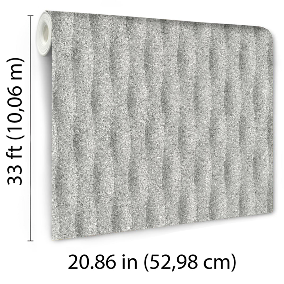 Veer Decor Concrete Illusion Grey Wallpaper 8413-VRFW-AB4
