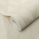 Veer Decor Woven Diamond Whisper Beige Wallpaper 8413-VRFW-A