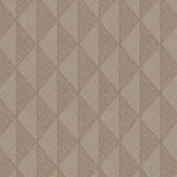 Veer Decor Woven Diamond Whisper Brown Wallpaper 8413-VRFW-A