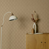 Veer Decor Woven Diamond Whisper Yellow Wallpaper 8413-VRFW-
