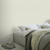 Veer Decor Woven Diamond Whisper Taupe Wallpaper 8413-VRFW-A