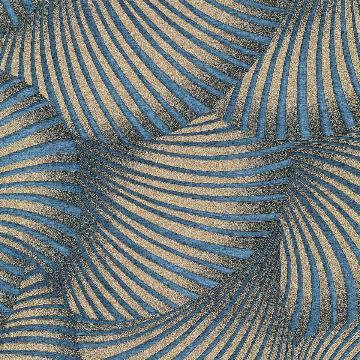 Veer Decor Twill Blue Wallpaper 8413-VRFW-AD1