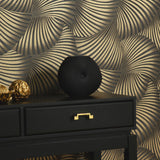 Veer Decor Twill Black Wallpaper 8413-VRFW-AD2