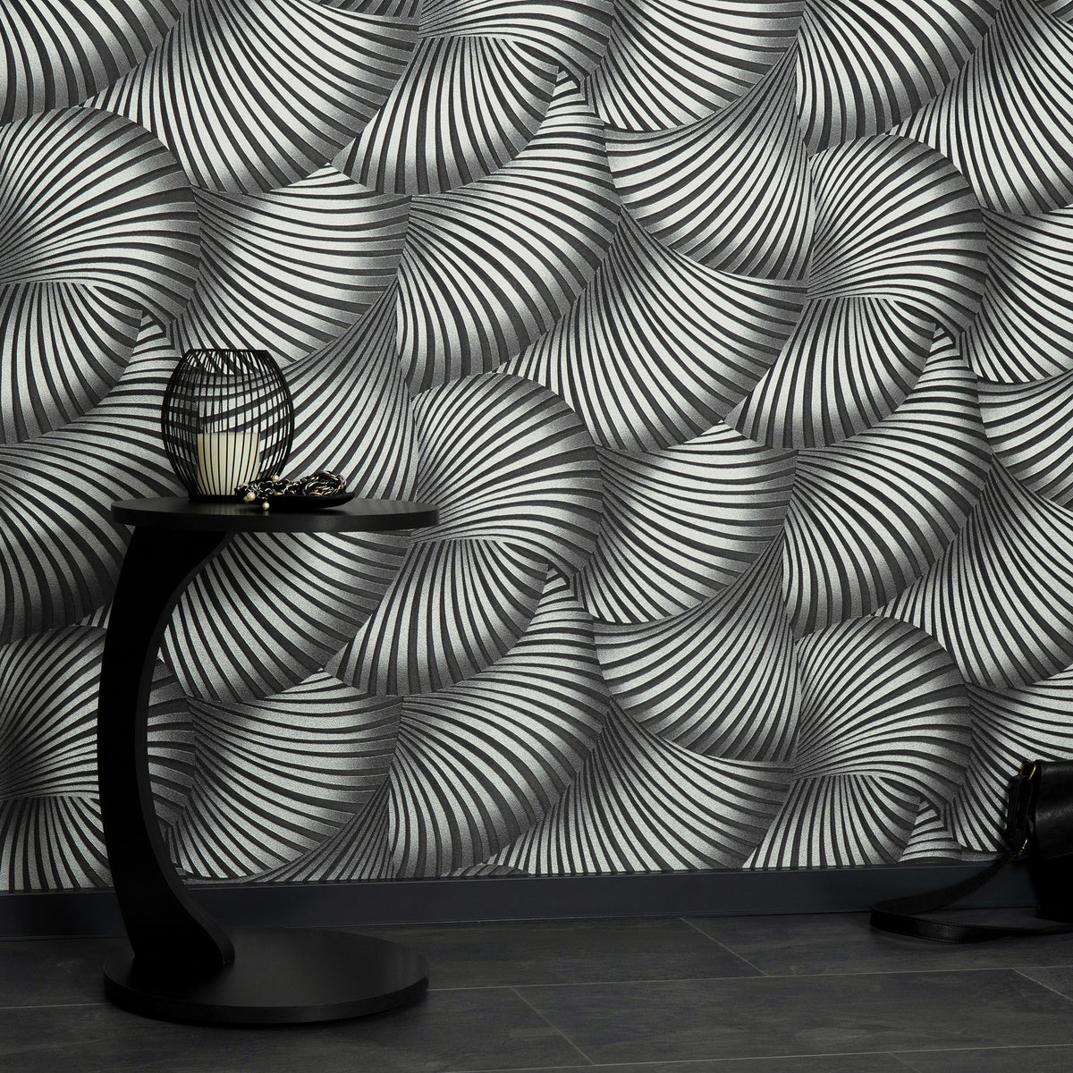 Veer Decor Twill Silver Wallpaper 8413-VRFW-AD3