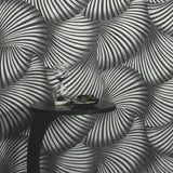 Veer Decor Twill Silver Wallpaper 8413-VRFW-AD3