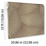 Veer Decor Twill Gold Wallpaper 8413-VRFW-AD4