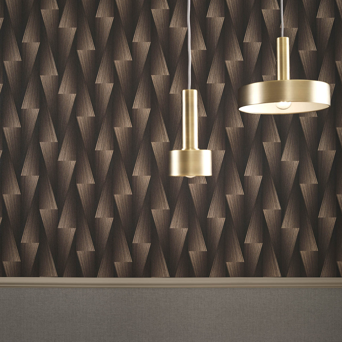 Veer Decor Shift Brown Wallpaper 8413-VRFW-AE1