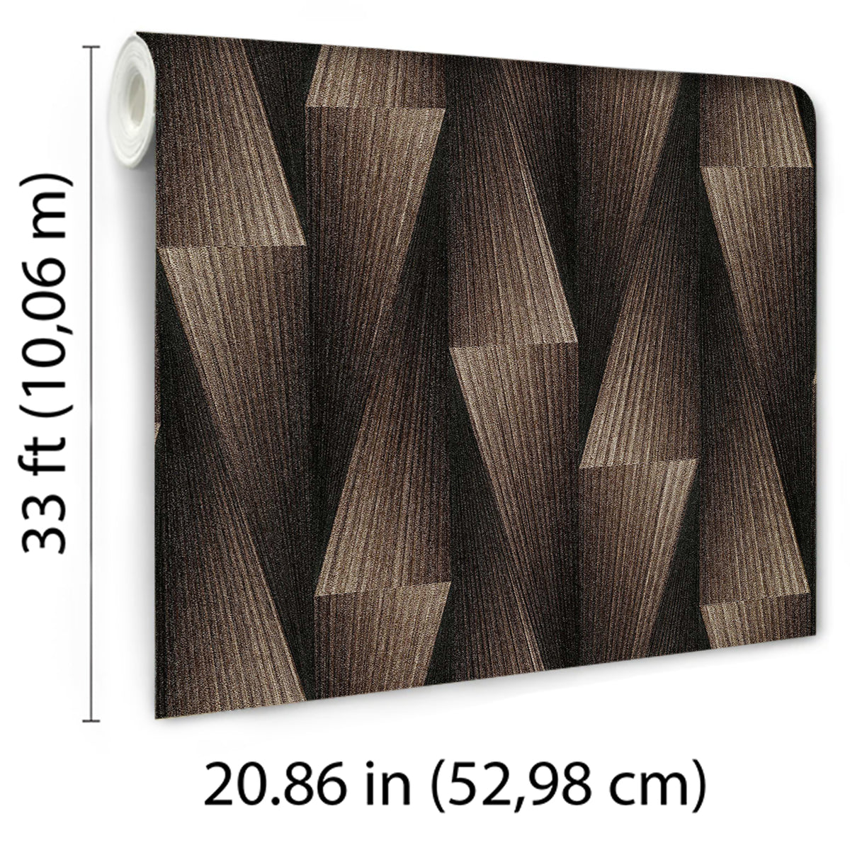 Veer Decor Shift Brown Wallpaper 8413-VRFW-AE1