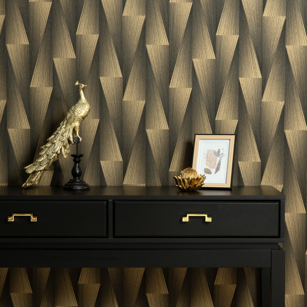 Veer Decor Shift Black Wallpaper 8413-VRFW-AE2