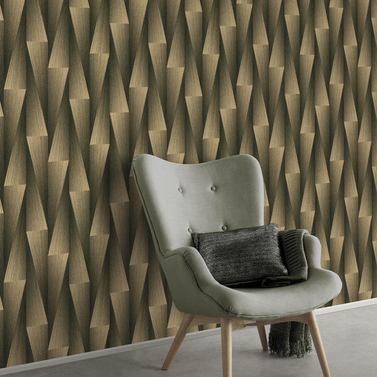 Veer Decor Shift Black Wallpaper 8413-VRFW-AE2