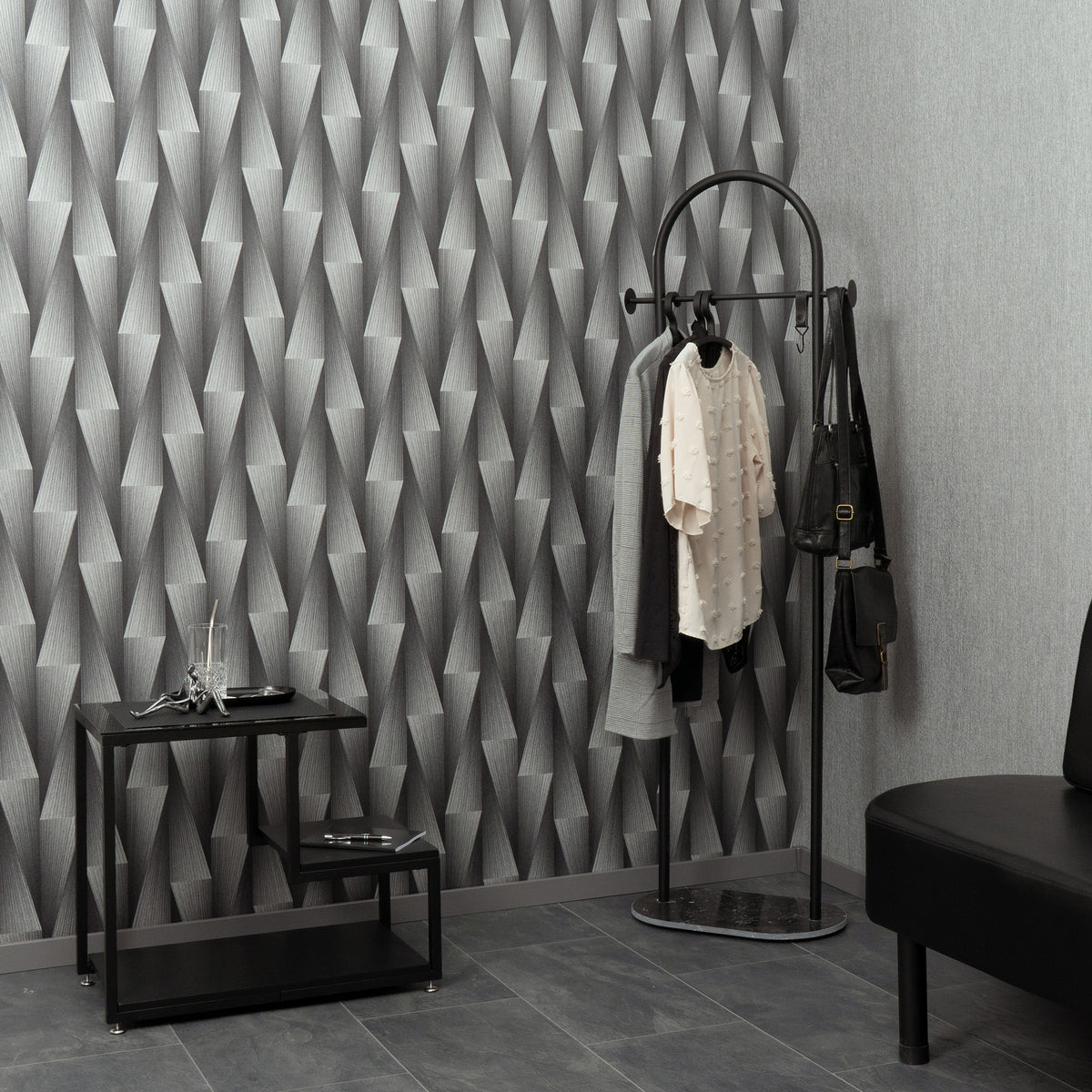 Veer Decor Shift Silver Wallpaper 8413-VRFW-AE3