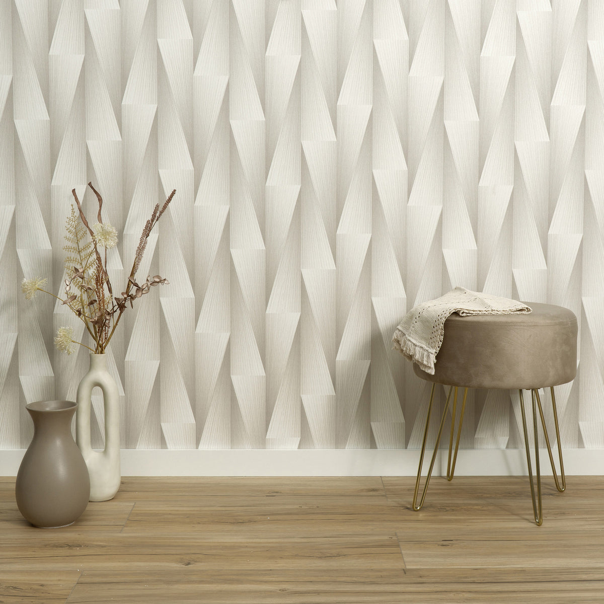 Veer Decor Shift Taupe Wallpaper 8413-VRFW-AE5