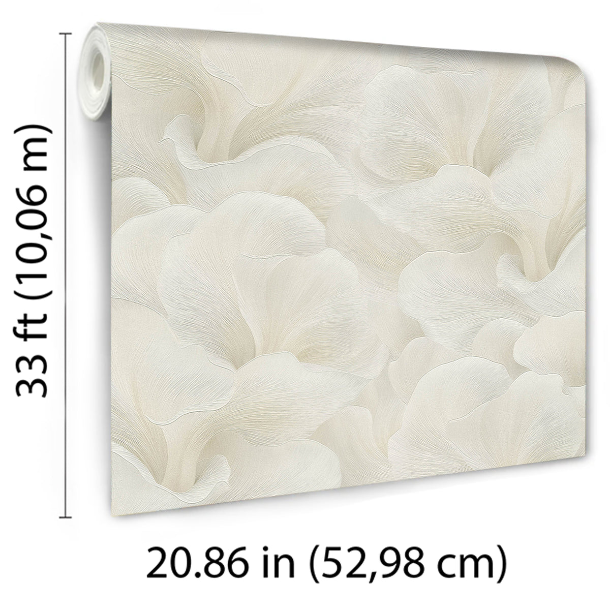 Veer Decor Floral Glow Beige Wallpaper 8413-VRFW-AF1